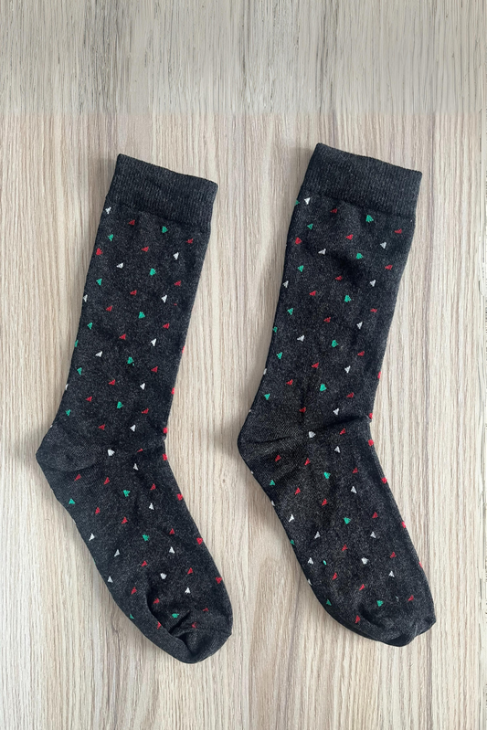 Multi Colour Triangles Full Socks