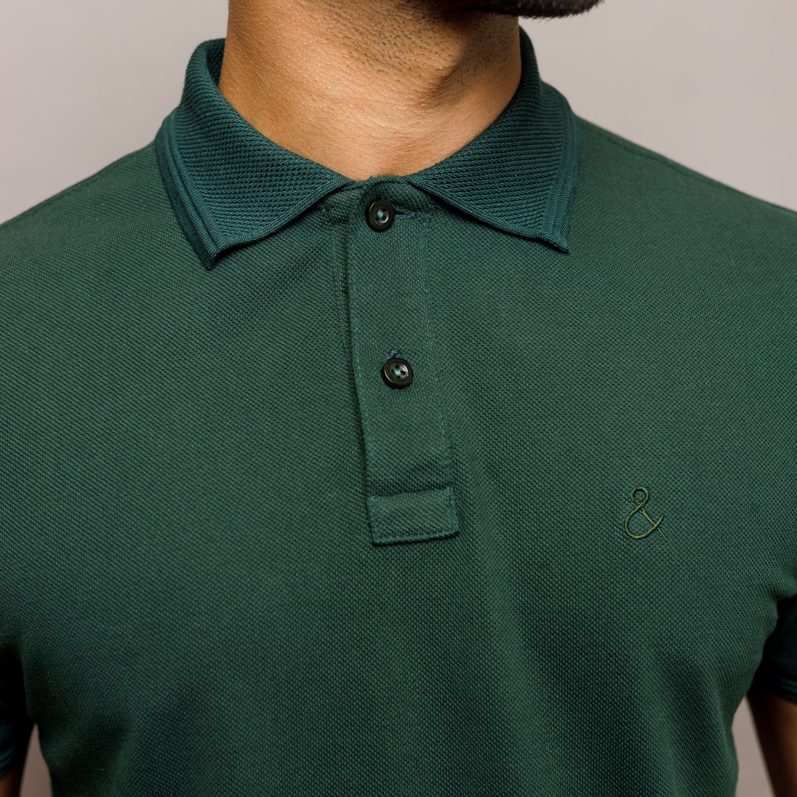 Castleton Green Cotton Polo T-Shirt