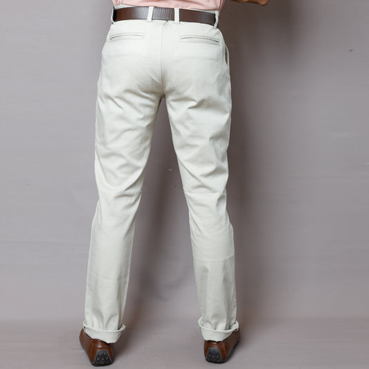 Stone Grey Stretch Chinos