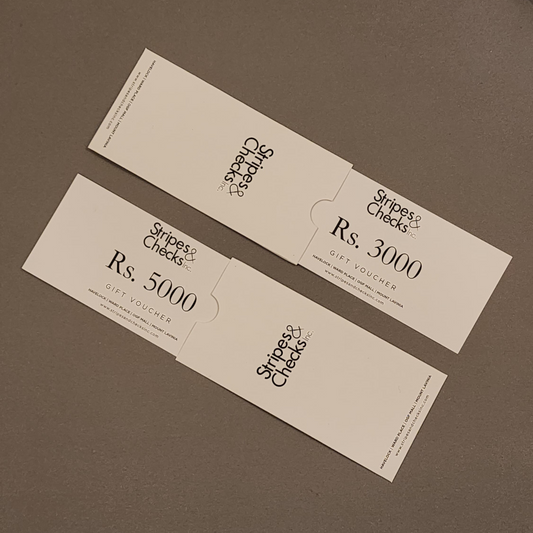 Stripes and Checks Gift Vouchers