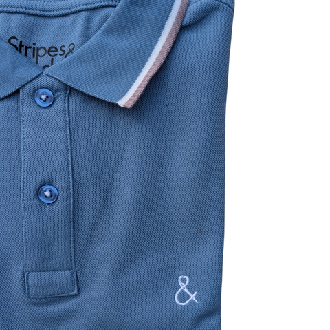 Fresh Frost Blue Polo T-Shirt