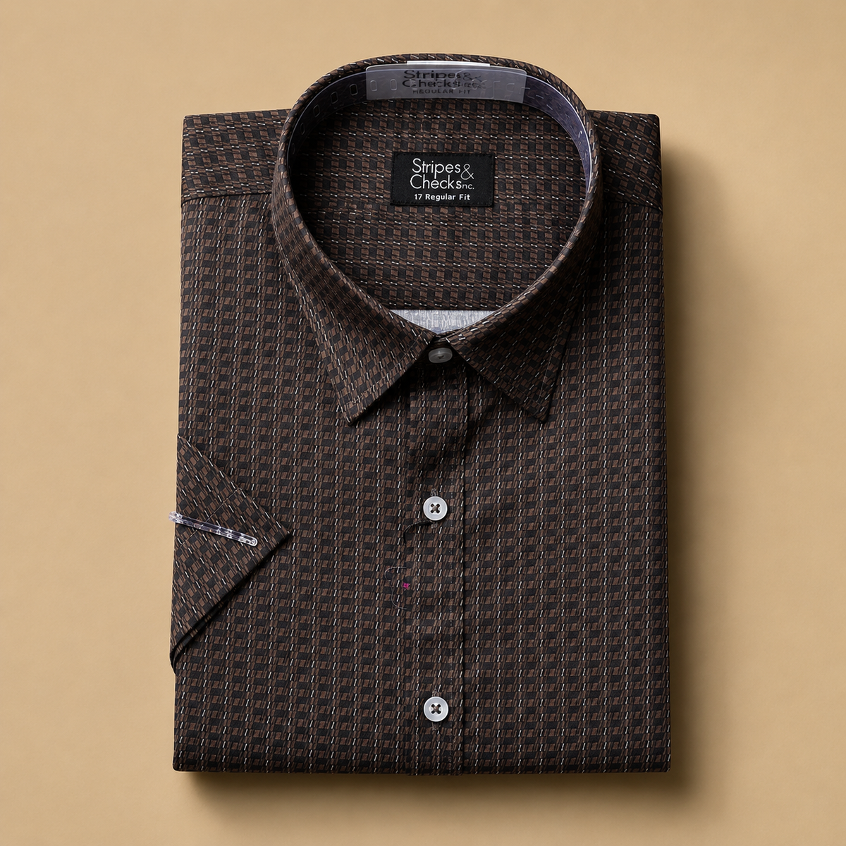 Cocoa Weave Short Sleeve Shirt