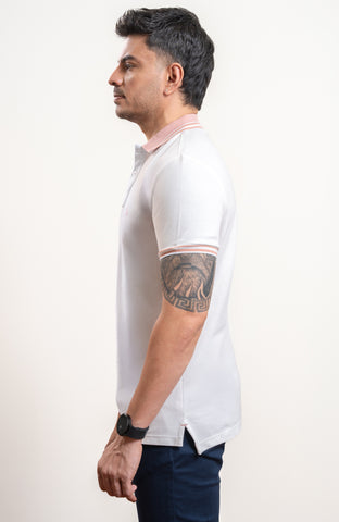 Ivory Coral Classic Polo T-Shirt