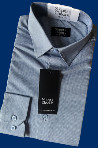Essentials - Deep Blue Textured Shirt