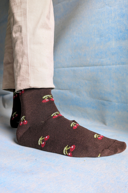 Cherry Full Socks