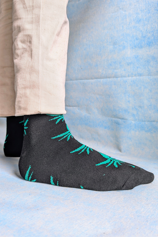 Green Leaf Full Socks