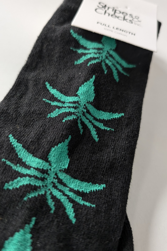 Green Leaf Full Socks