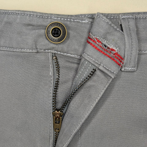 Dark Grey Stretch Chino Pants