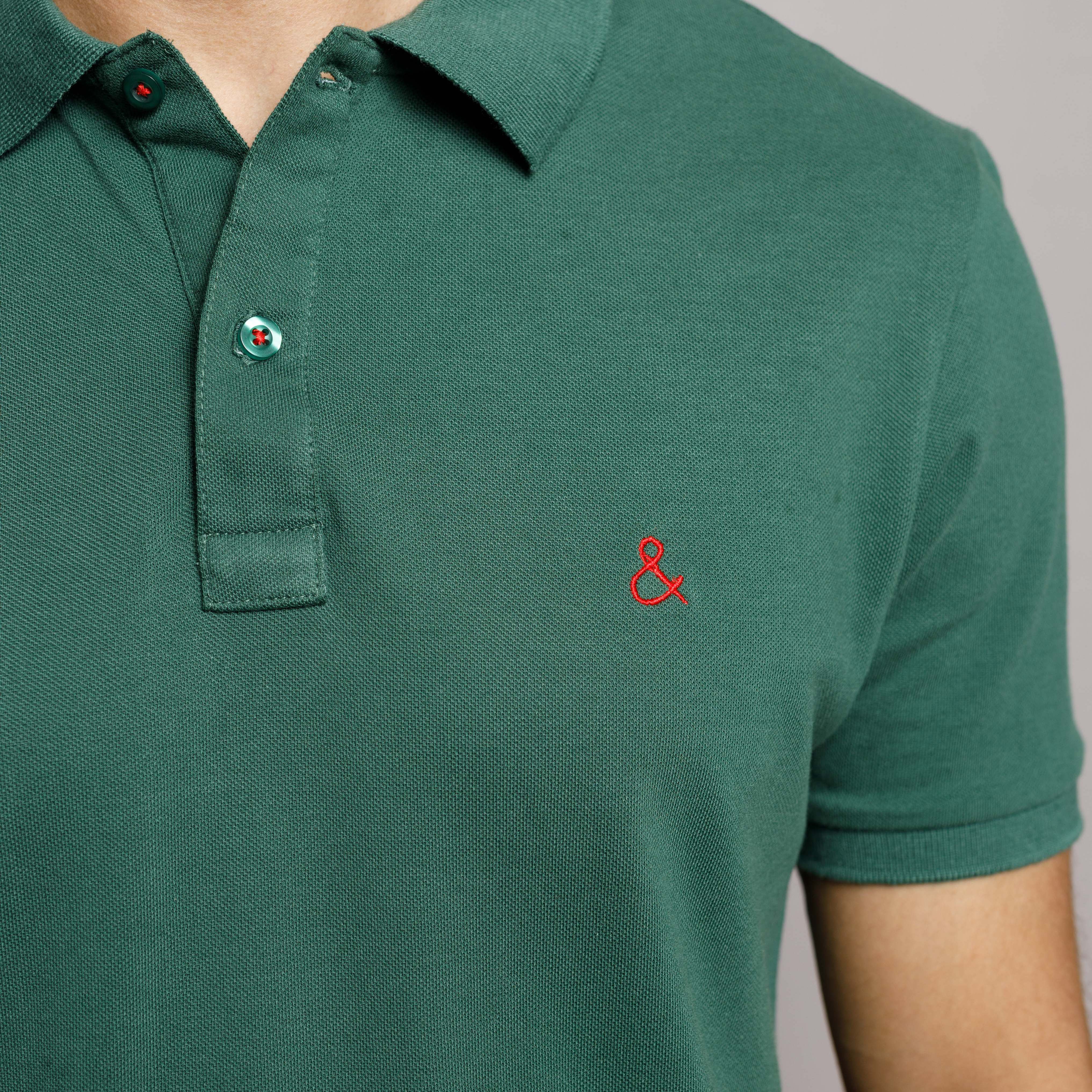 Pine Green Polo T-Shirt