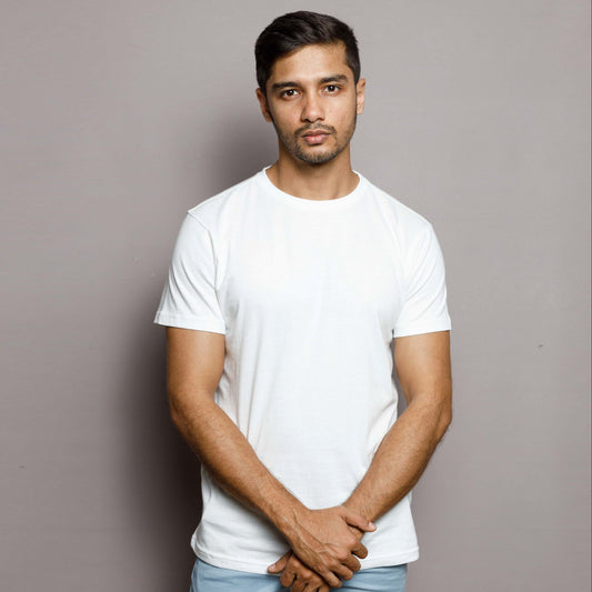 White Crew Neck T-Shirt