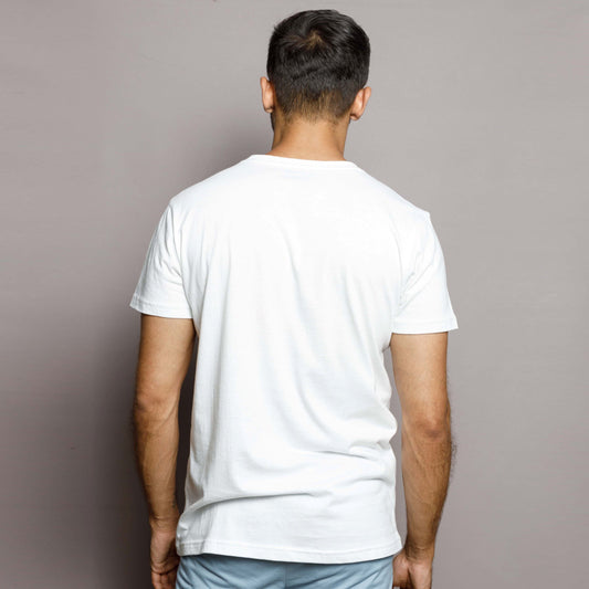 White V Neck T-Shirt