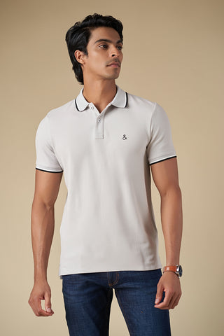 Light Gray Mist Polo T-Shirt