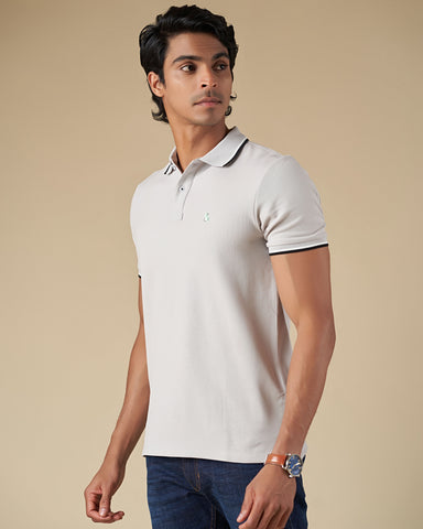 Light Gray Mist Polo T-Shirt