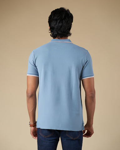 Fresh Frost Blue Polo T-Shirt