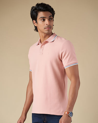 Pink Rosewood Polo T-Shirt