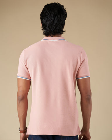 Pink Rosewood Polo T-Shirt