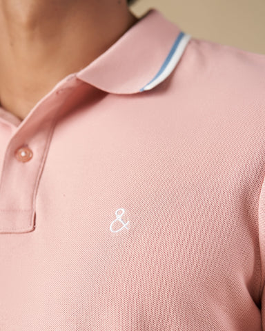 Pink Rosewood Polo T-Shirt