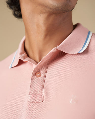 Pink Rosewood Polo T-Shirt