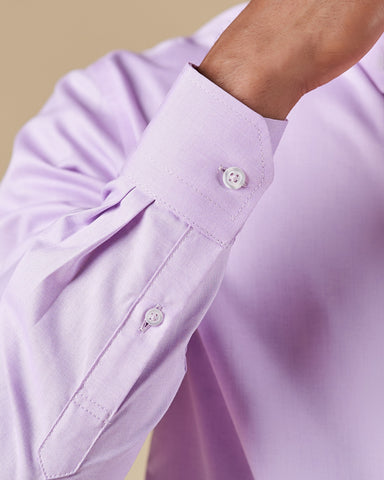 Light Purple Button Down Long Sleeve Shirt