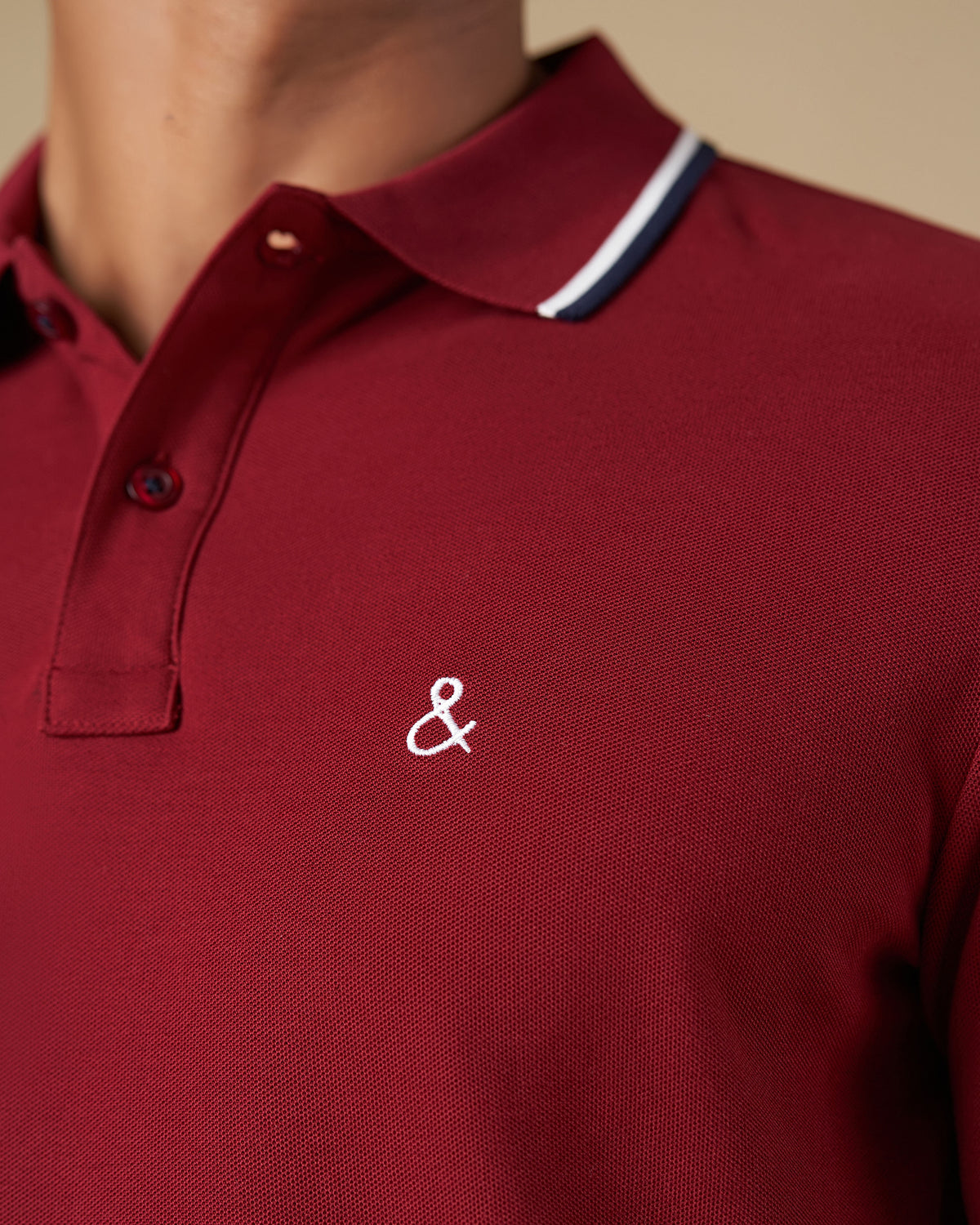 Maroon Wine Polo T-Shirt