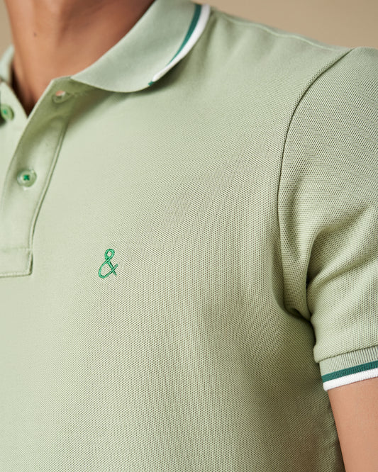 Mint Green Polo T-Shirt