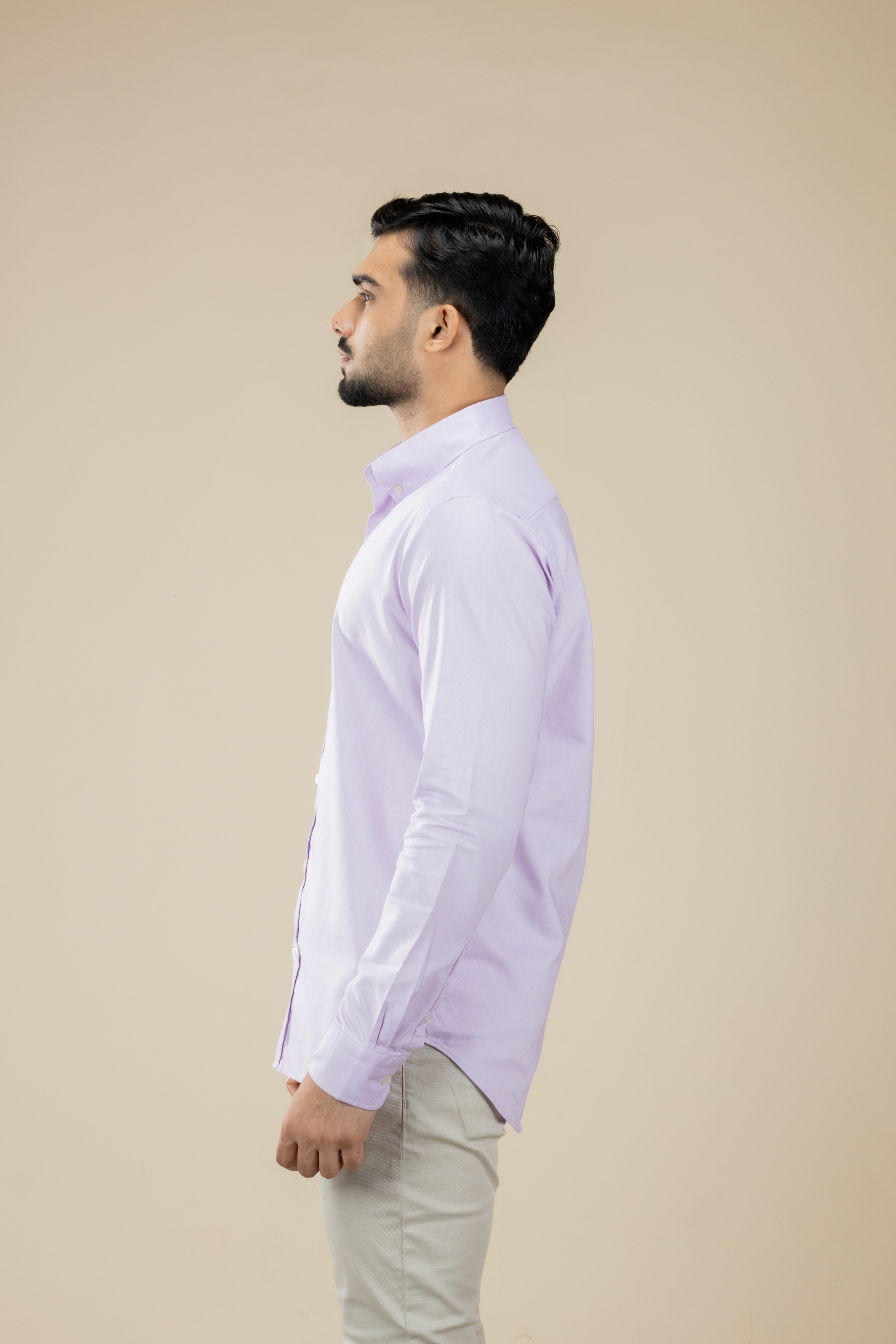 Lavender top oxford shirt