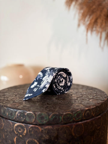 Print & Textured - 100% Silk Woven Tie