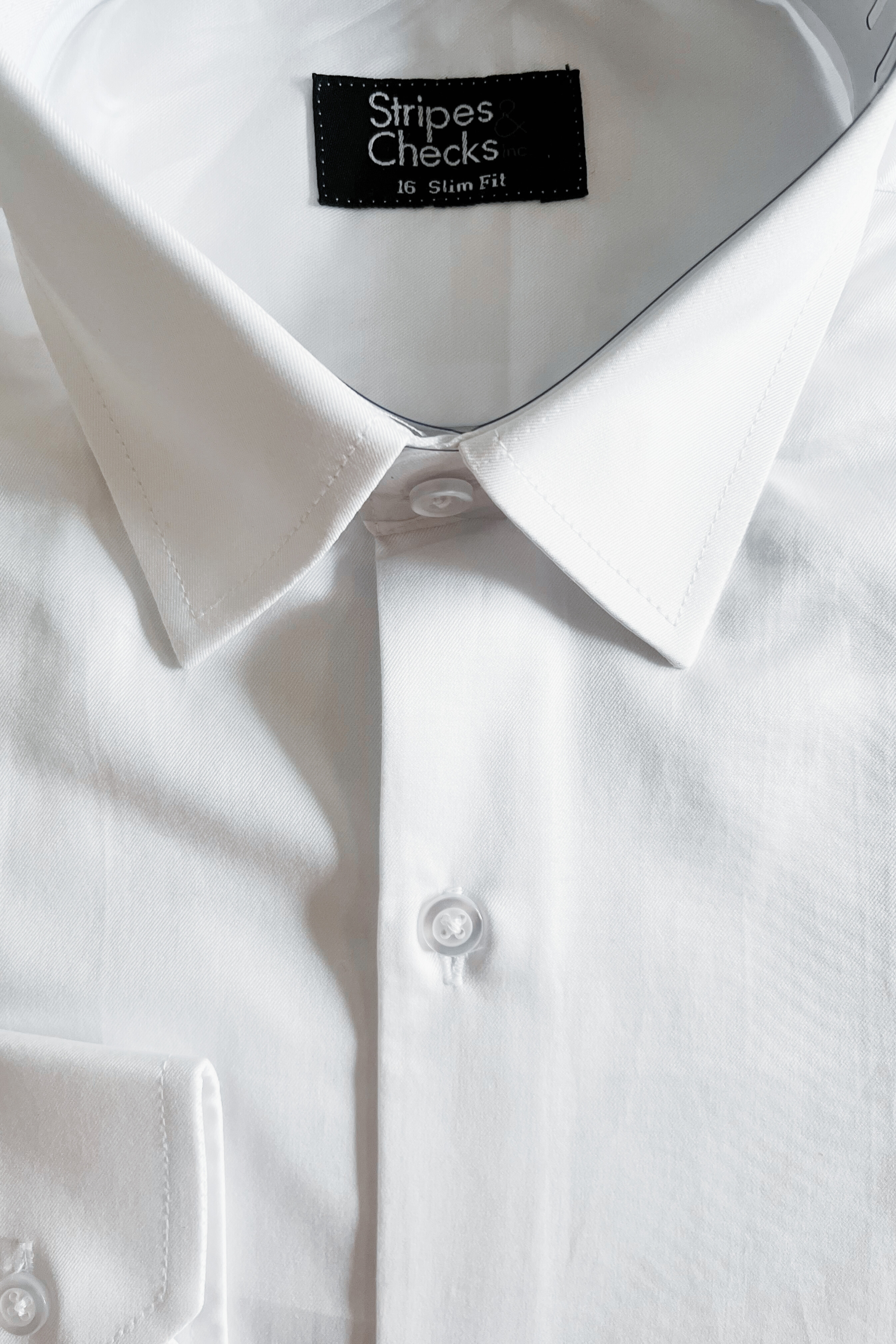 Essentials - White Textured Shirt