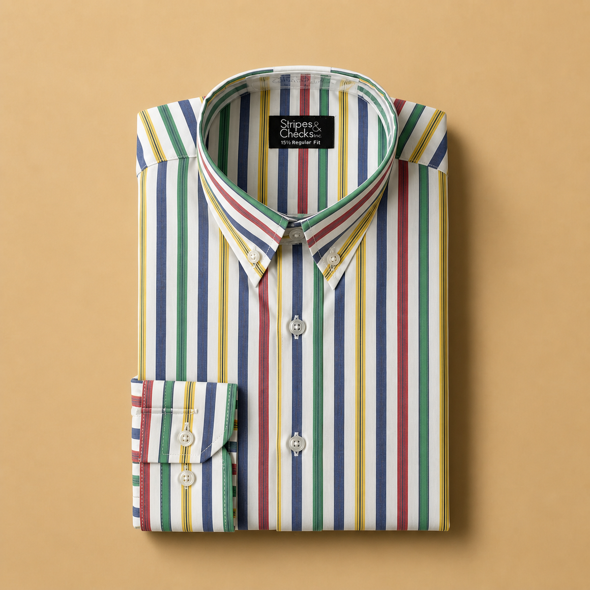 Multi Colour Stripes Casual Long sleeve Shirt